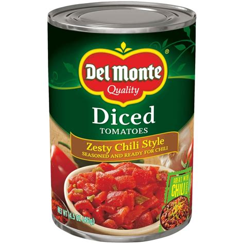 Del Monte Diced Tomatoes Zesty Chili Style Recipe
